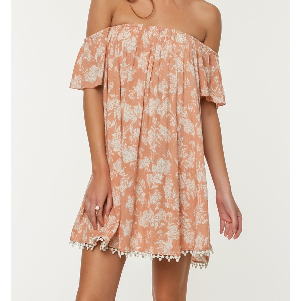 O’Neil off the shoulder woven dress